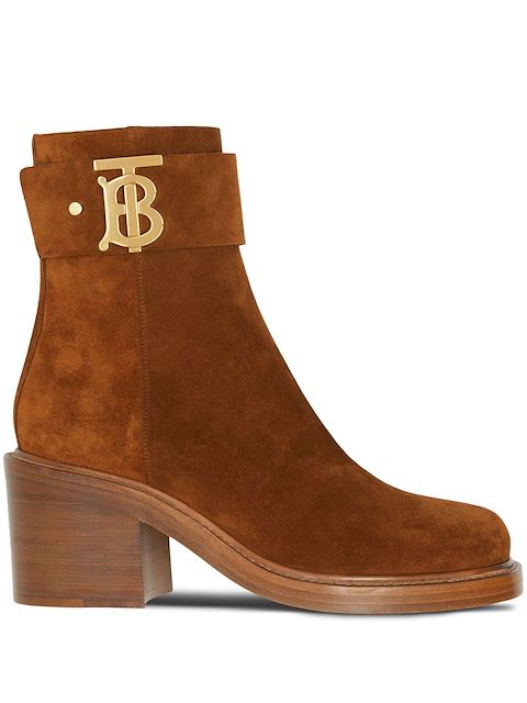 Burberry Laarzen met blokhak