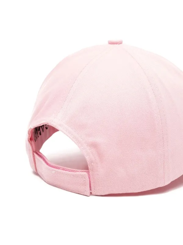 Rosa Farfetch Donna Accessori Cappelli e copricapo Cappelli con visiera Cappello da baseball con ricamo 