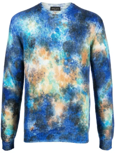 Roberto Collina tie-dye effect jumper