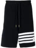 Thom Browne Ottoman striped track shorts - Blue