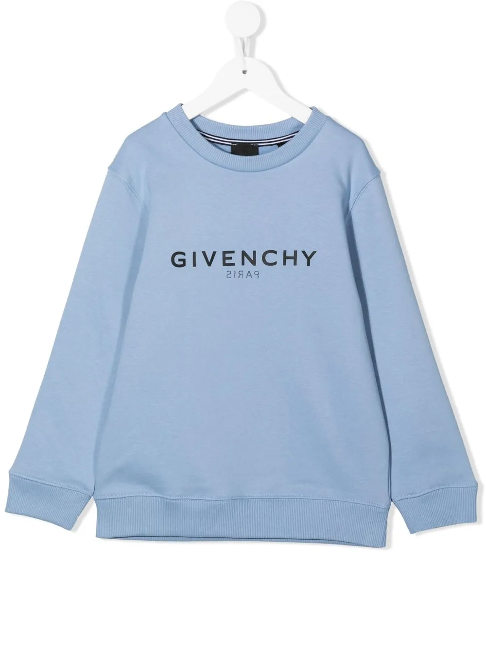 Givenchy Kids sudadera con logo estampado - Azul