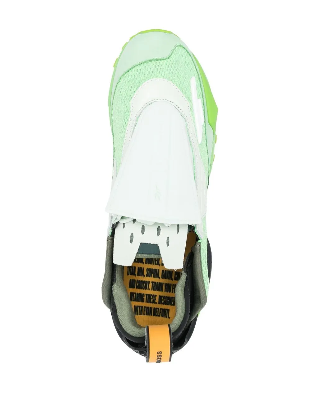 Reebok Zig Kinetica lace-up trainers Green