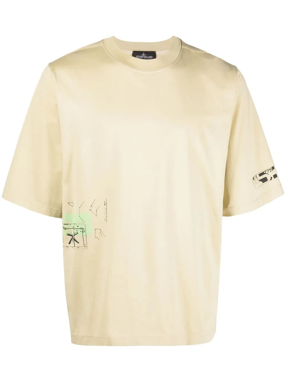 

Stone Island Shadow Project playera con estampado gráfico - Neutro