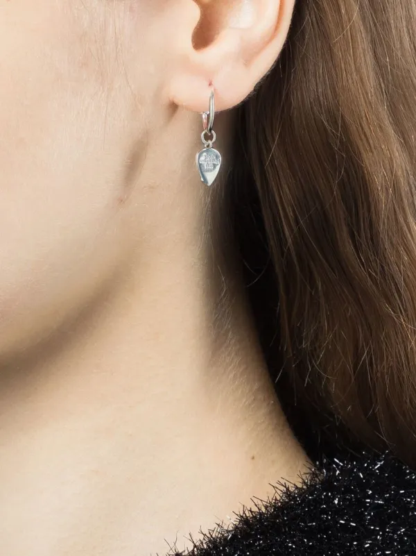 Stolen Girlfriends Club ギターピックチャーム ピアス | シルバー