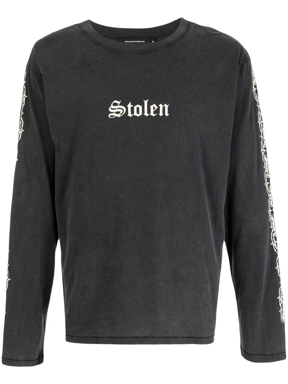 

Stolen Girlfriends Club playera Helsing Chains de manga larga - Gris