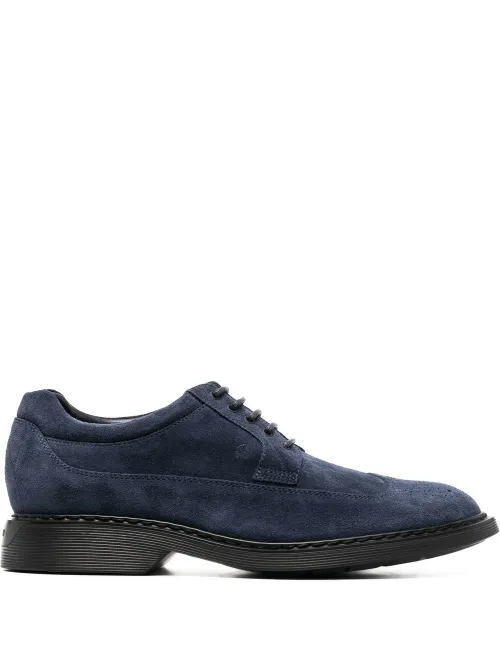 Richelieus en daim à lacets - Hogan - Modalova