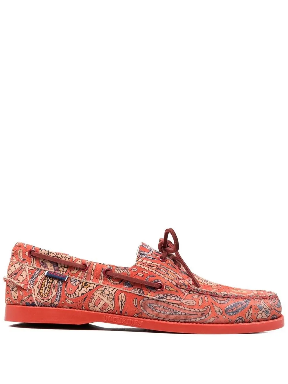 allover paisleyprint loafers Sebago