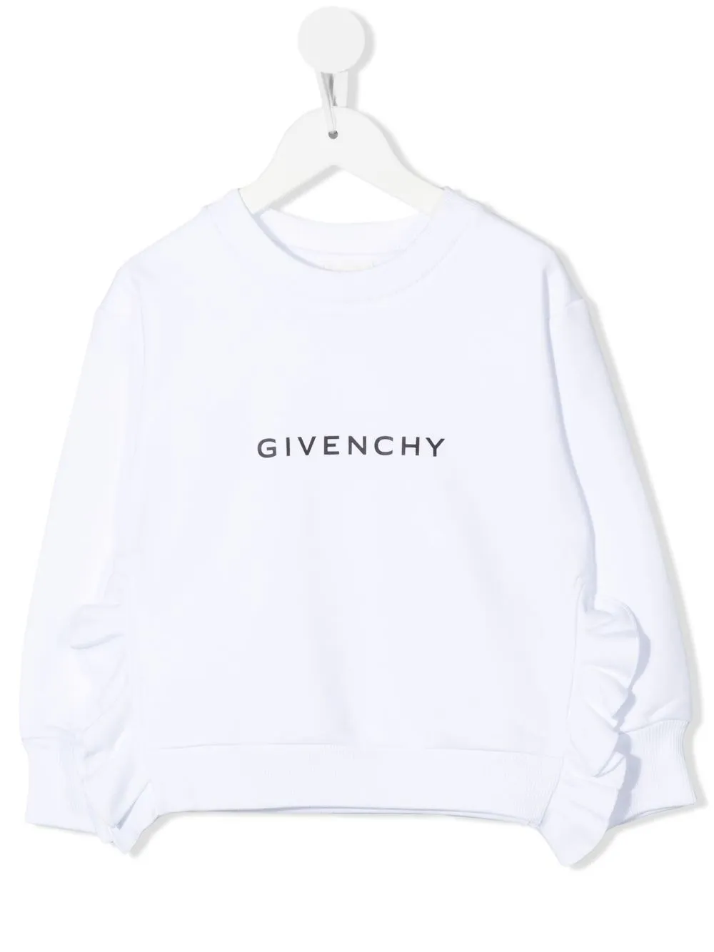 

Givenchy Kids sudadera con logo estampado - Blanco