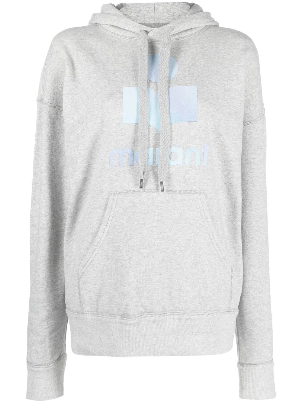 

Isabel Marant Étoile hoodie con logo estampado - Gris