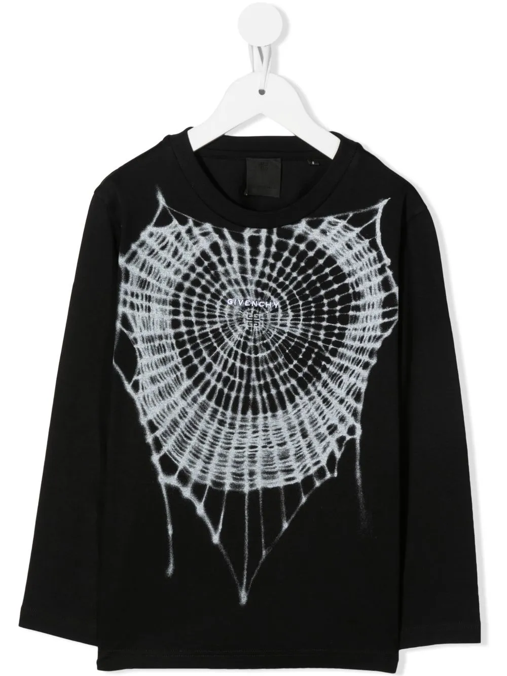 

Givenchy Kids playera manga larga - Negro