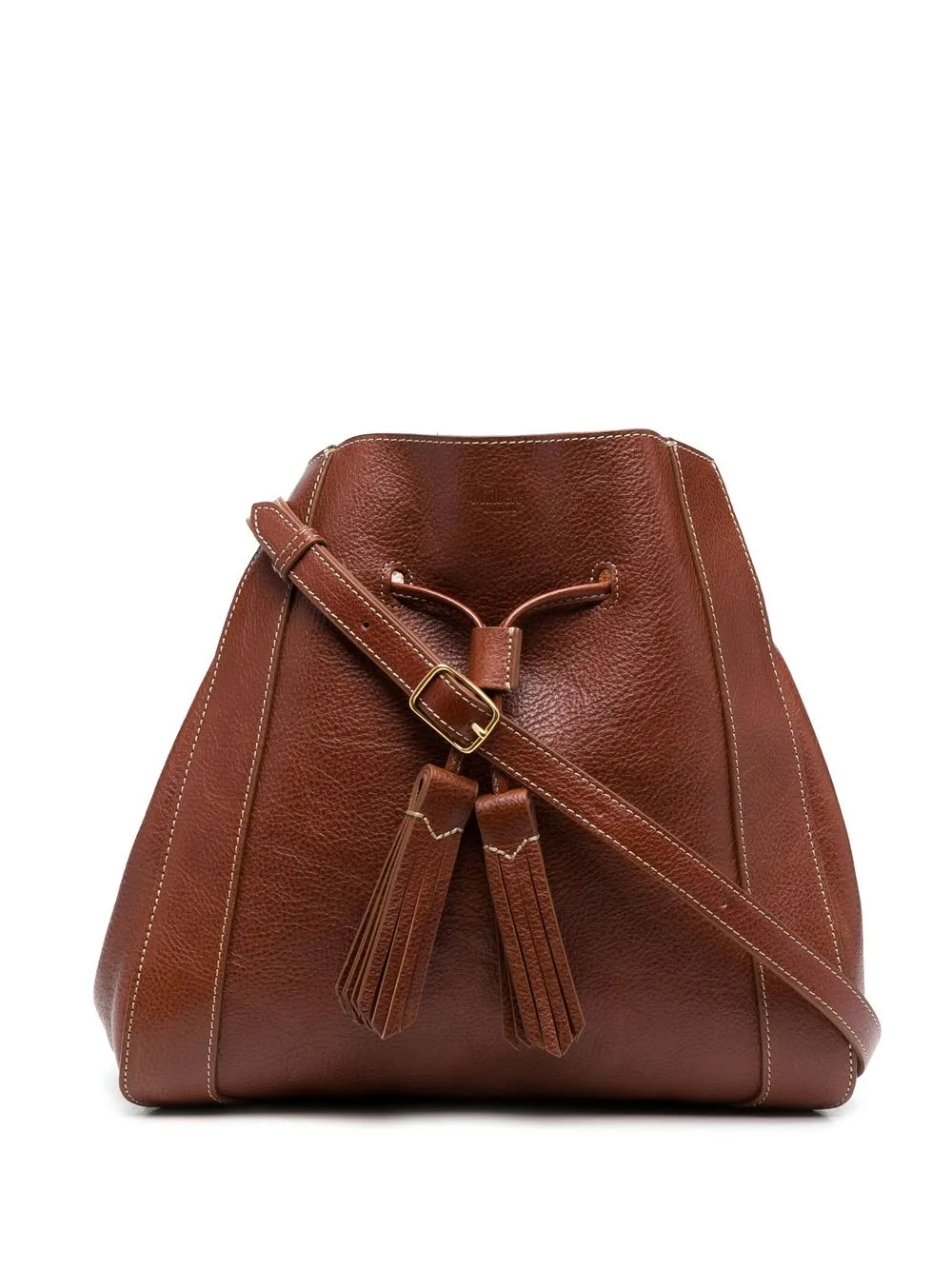 

Mulberry bolsa de hombro con cordones - Marrón