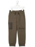 Givenchy Kids logo-print tracksuit bottoms - Green