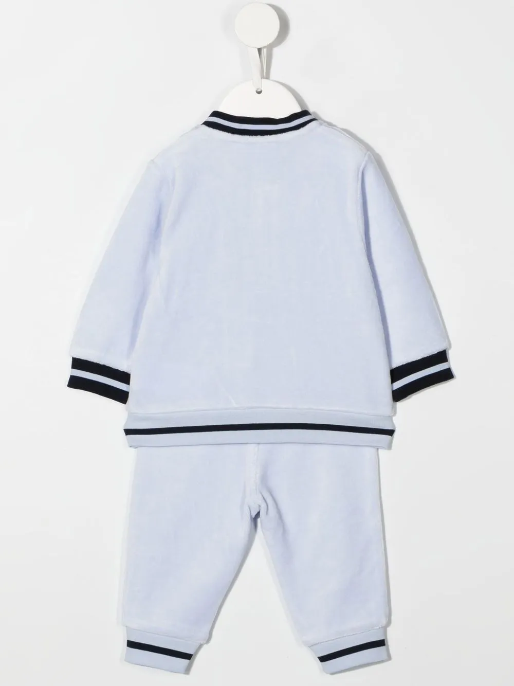 BOSS Kidswear Trainingspak met geborduurd logo - Blauw