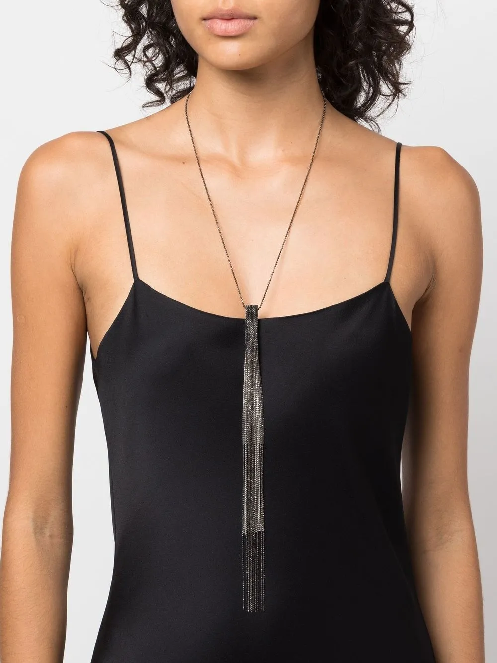 Peserico Halsketting met hanger - Grijs