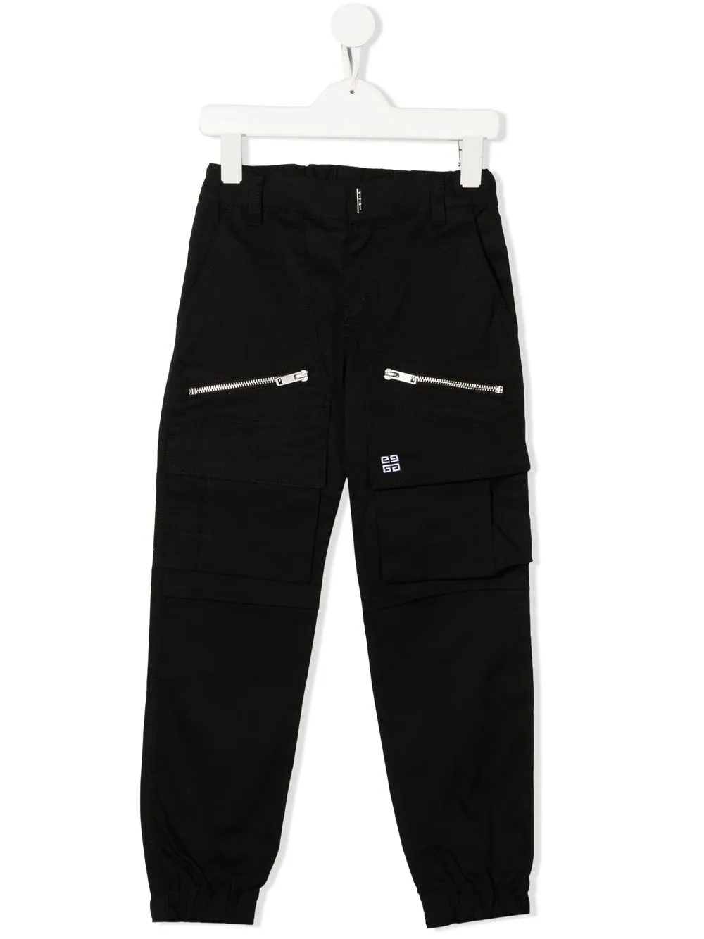 

Givenchy Kids pantalones rectos casuales - Negro