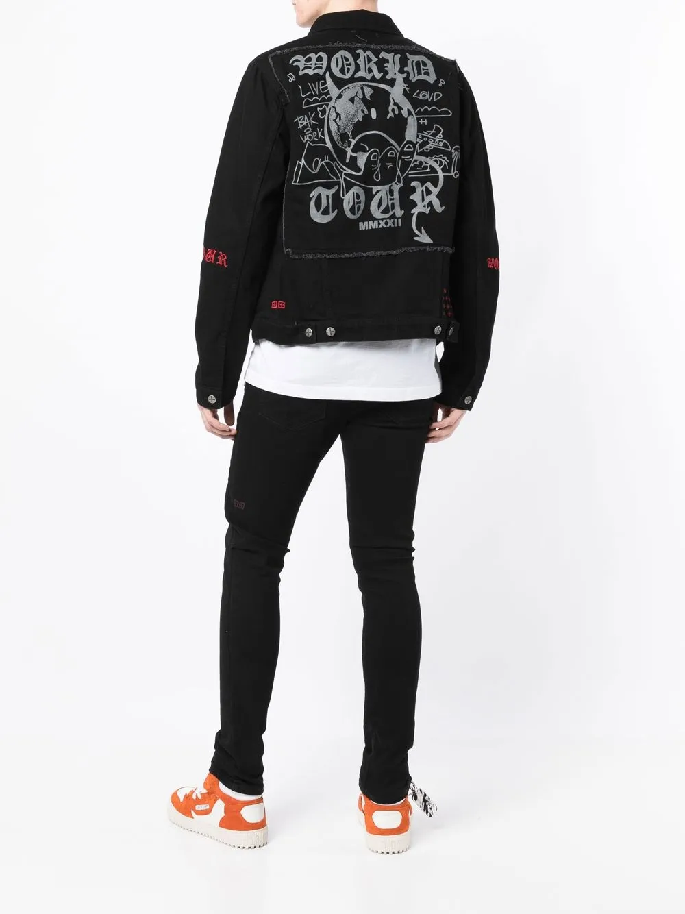 Ksubi Denim jack - Zwart