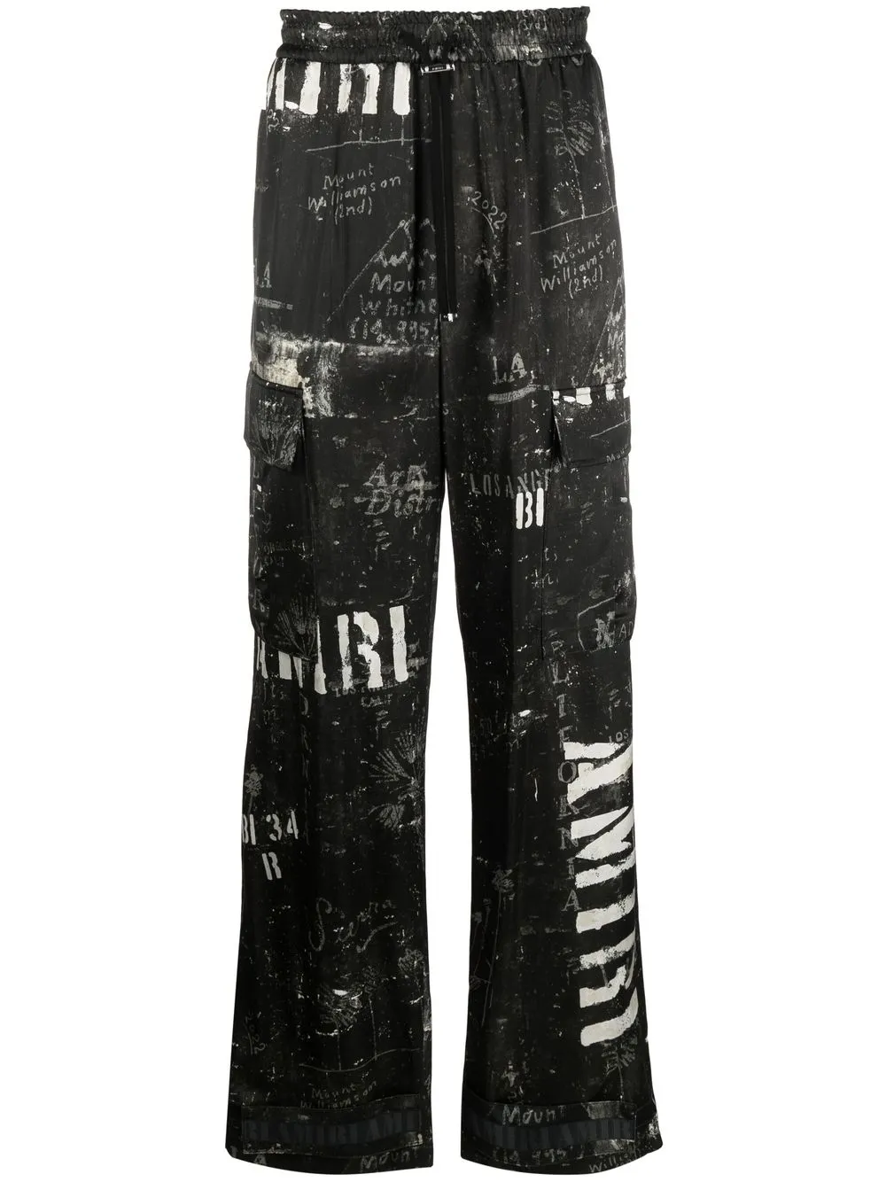 

AMIRI pantalones con estampado gráfico - Negro