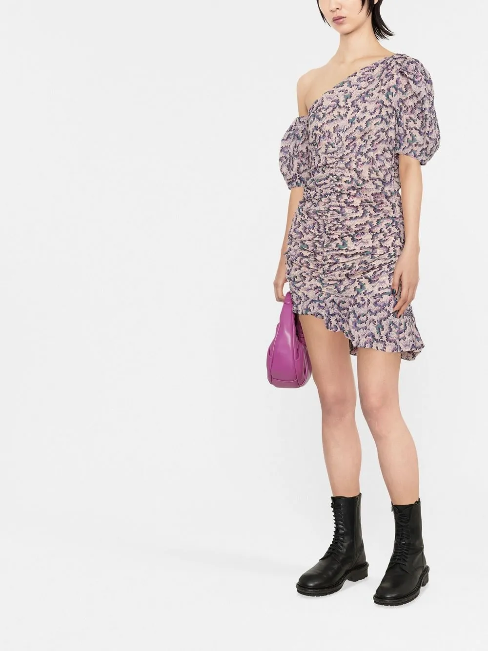 MARANT ÉTOILE Asymmetrische mini-jurk - Roze