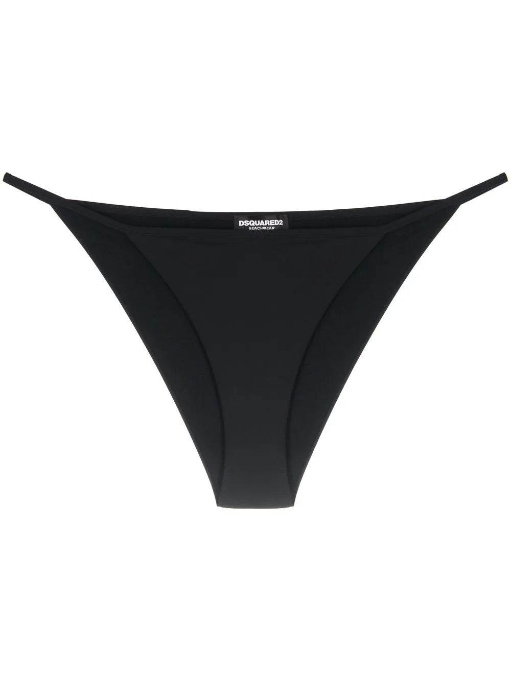 

Dsquared2 tanga con logo estampado - Negro