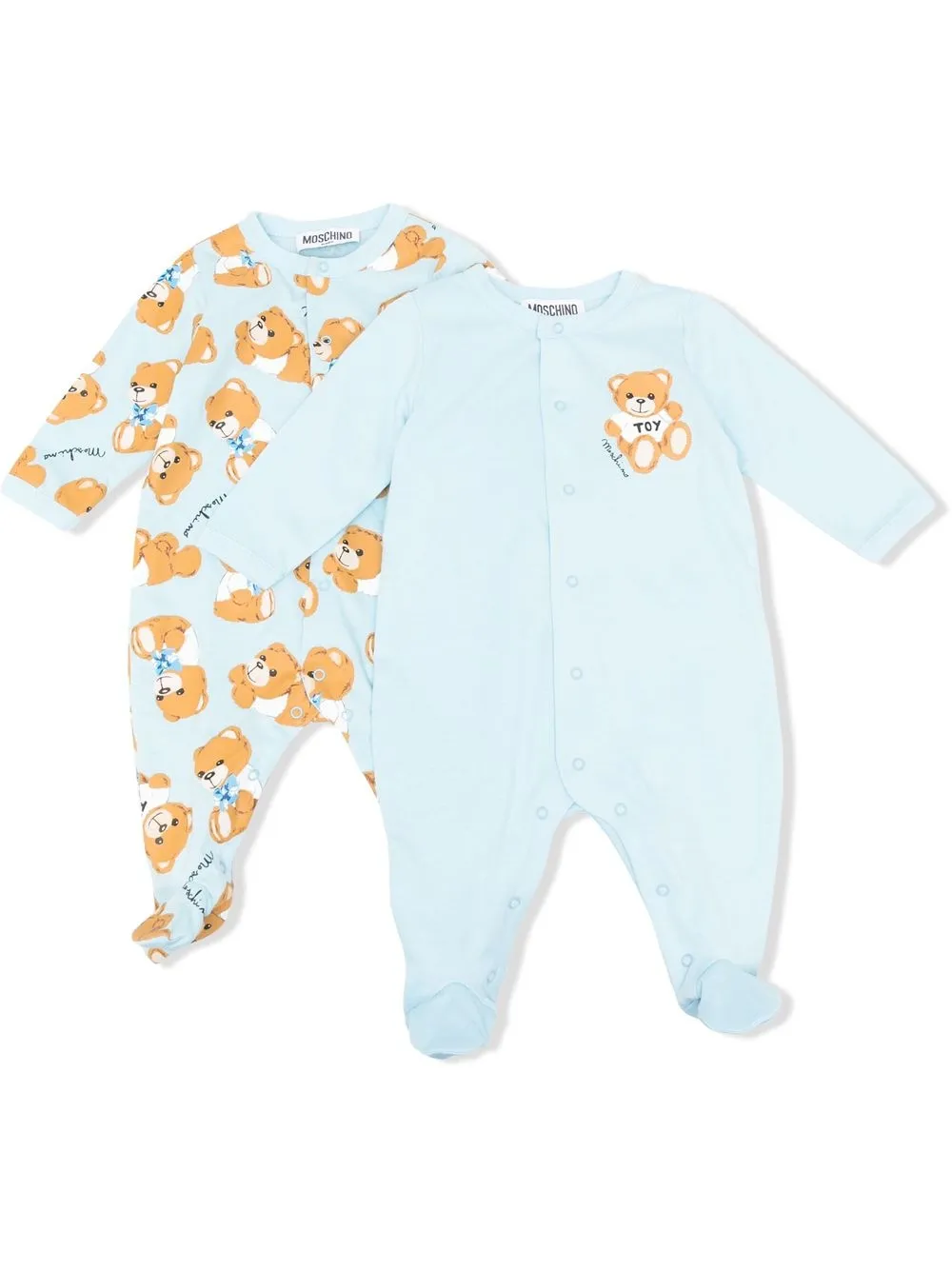 

Moschino Kids pijama con motivo Teddy Bear - Azul