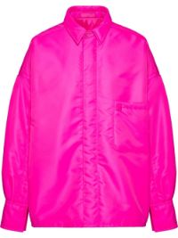 ＜Farfetch＞ Valentino ワンスタッズ シャツジャケット - ピンク画像