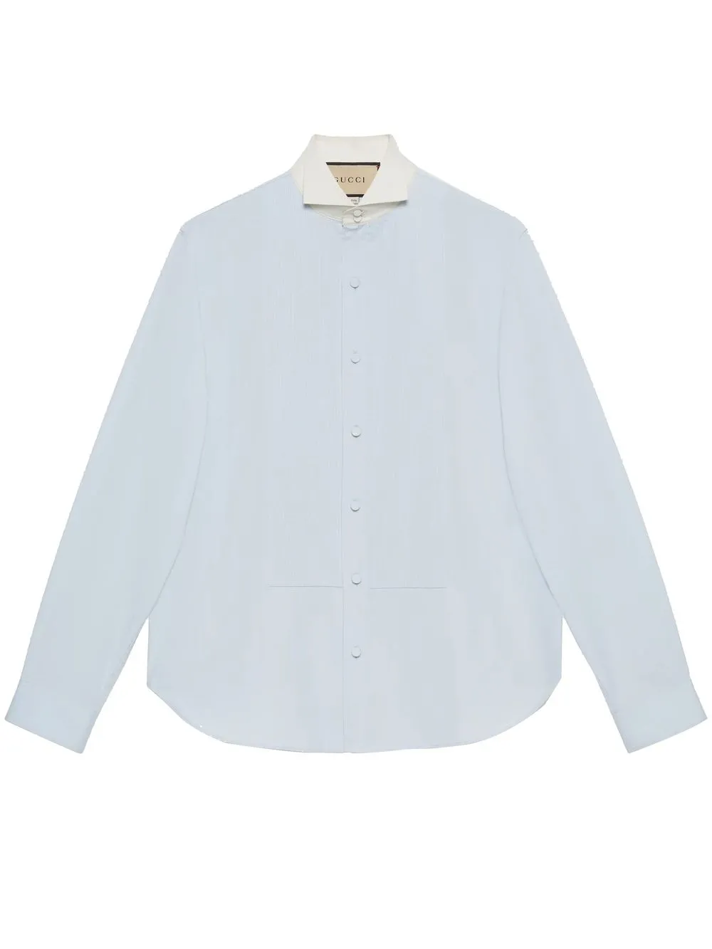 

Gucci long-sleeve cotton shirt - Blue