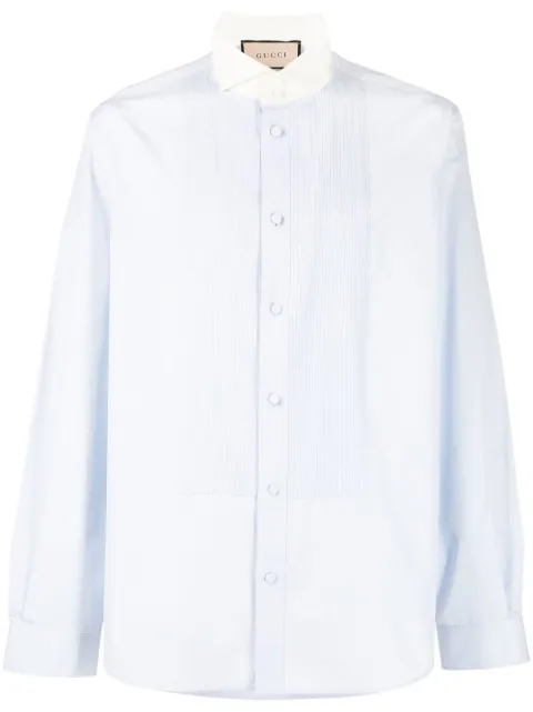 Gucci long-sleeve cotton shirt
