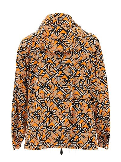 Burberry Monogram-print hoodie jacket orange | MODES