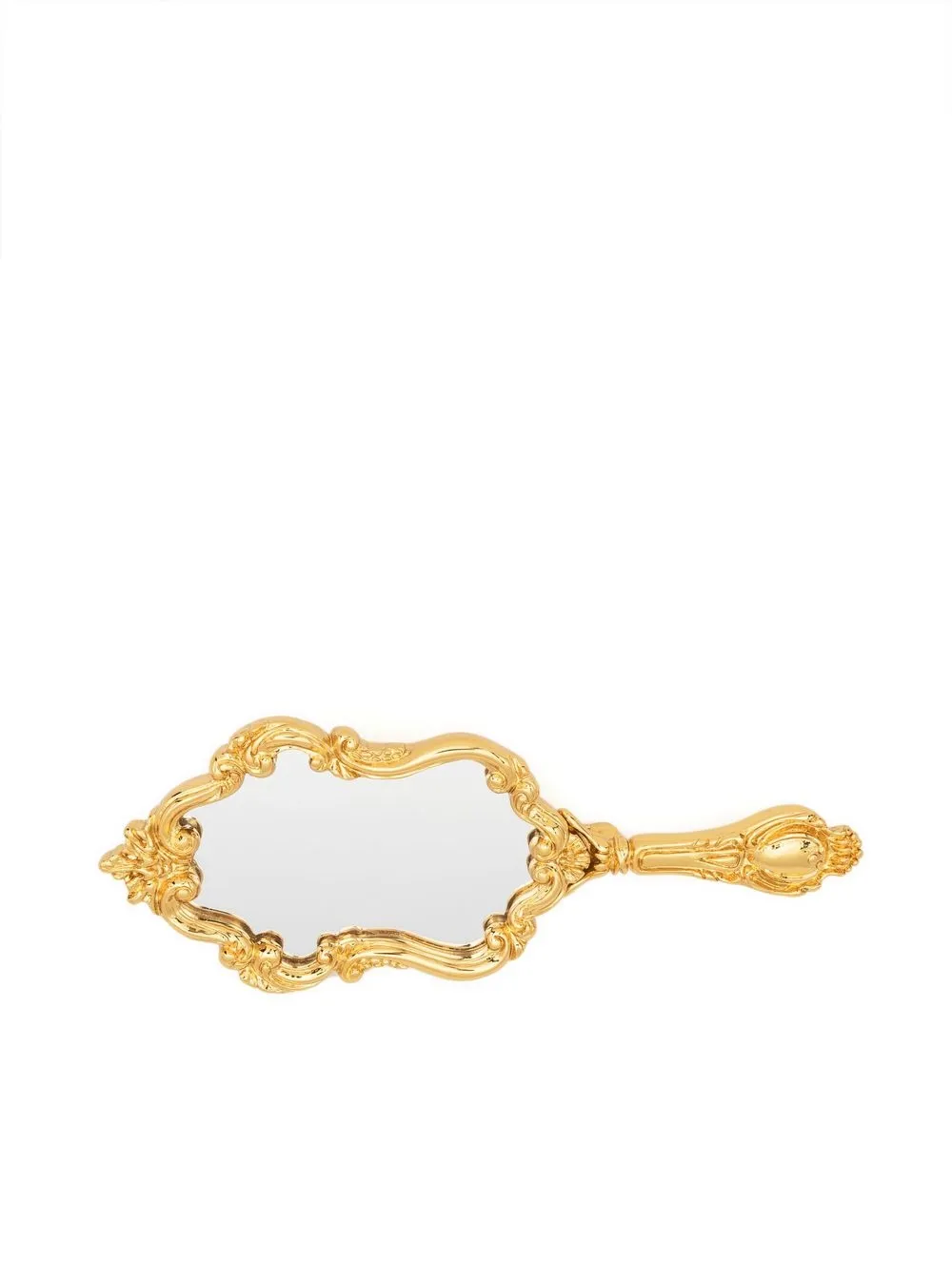 

Moschino mirror pin brooch - Gold