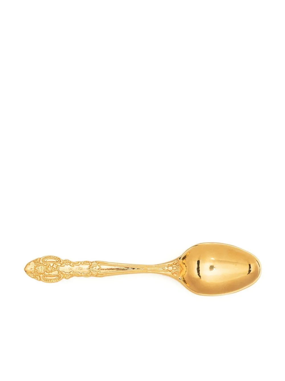 

Moschino spoon pin brooch - Gold