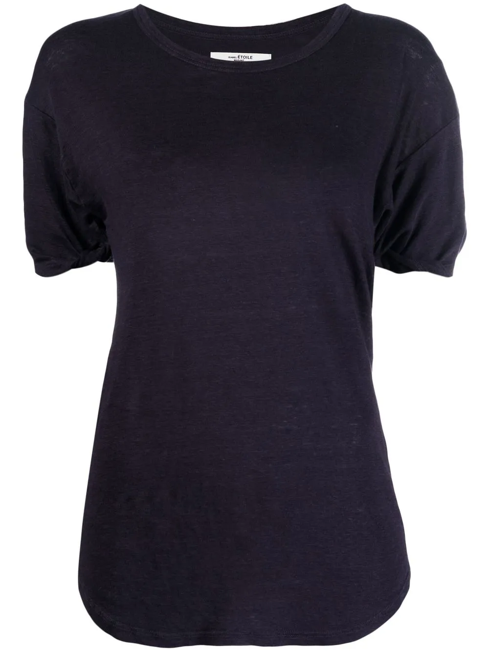 

Isabel Marant Étoile Koldi round-neck linen T-shirt - Purple