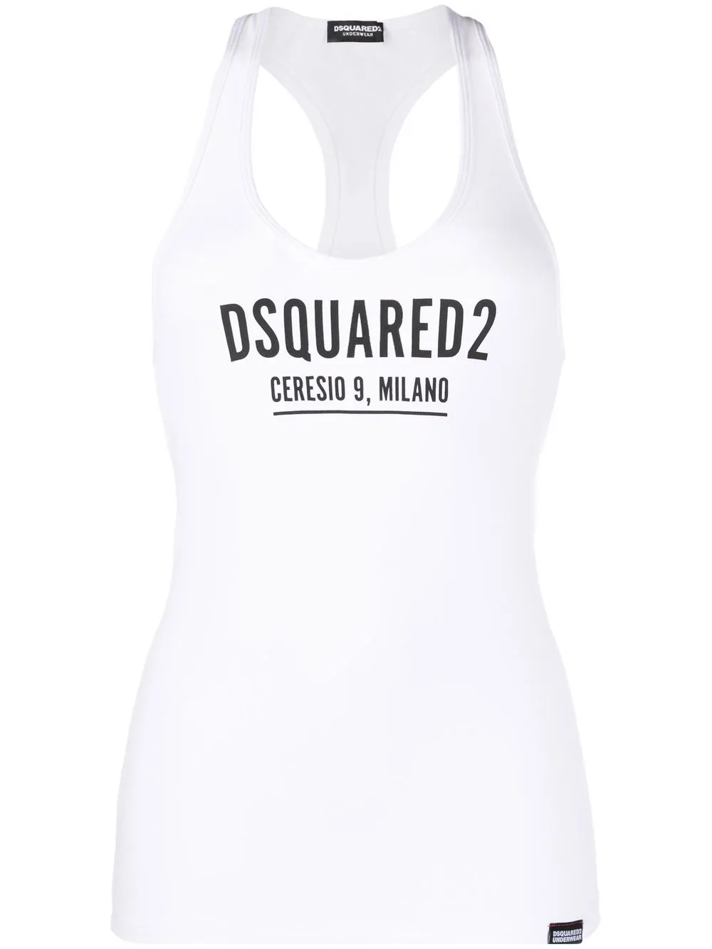 

Dsquared2 playera con logo estampado - Blanco