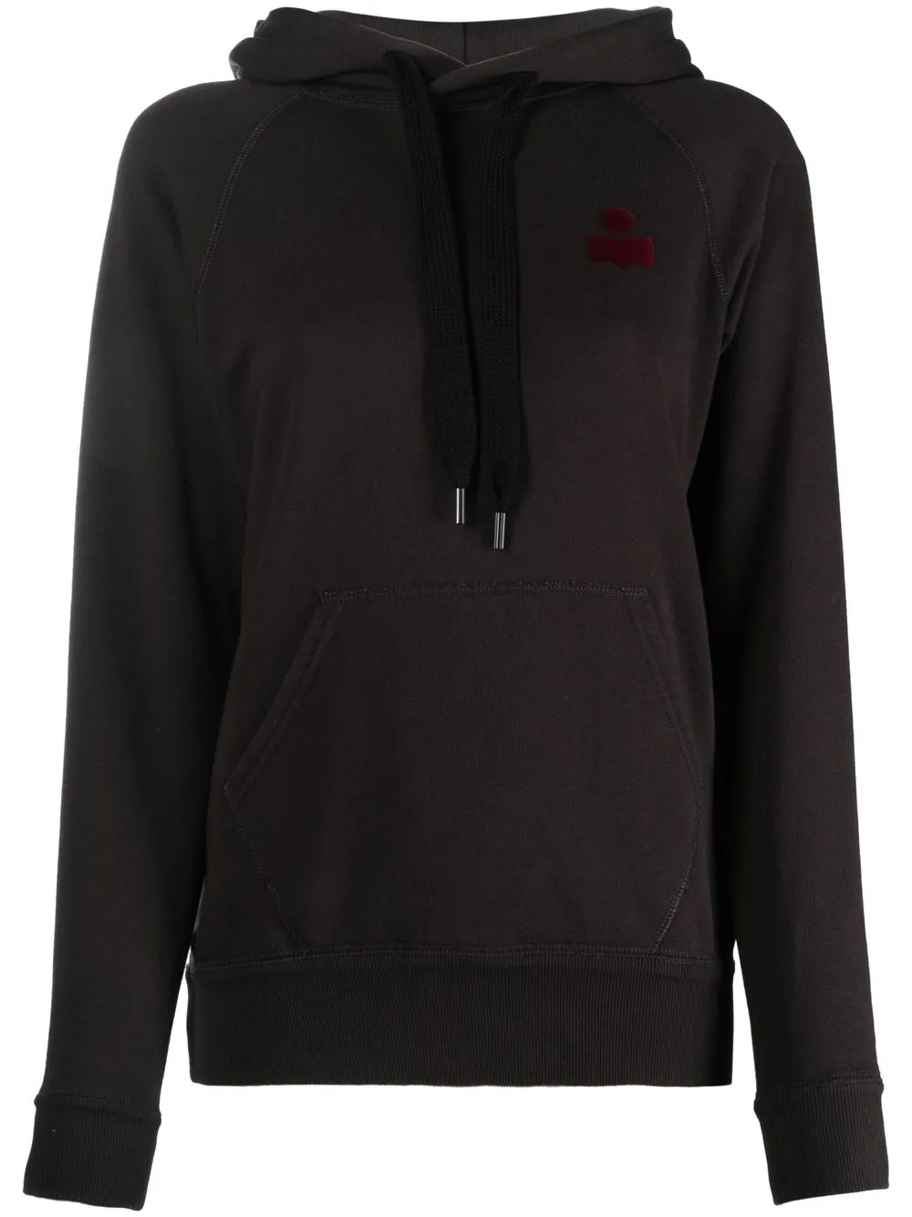 

Isabel Marant Étoile hoodie con logo estampado - Negro