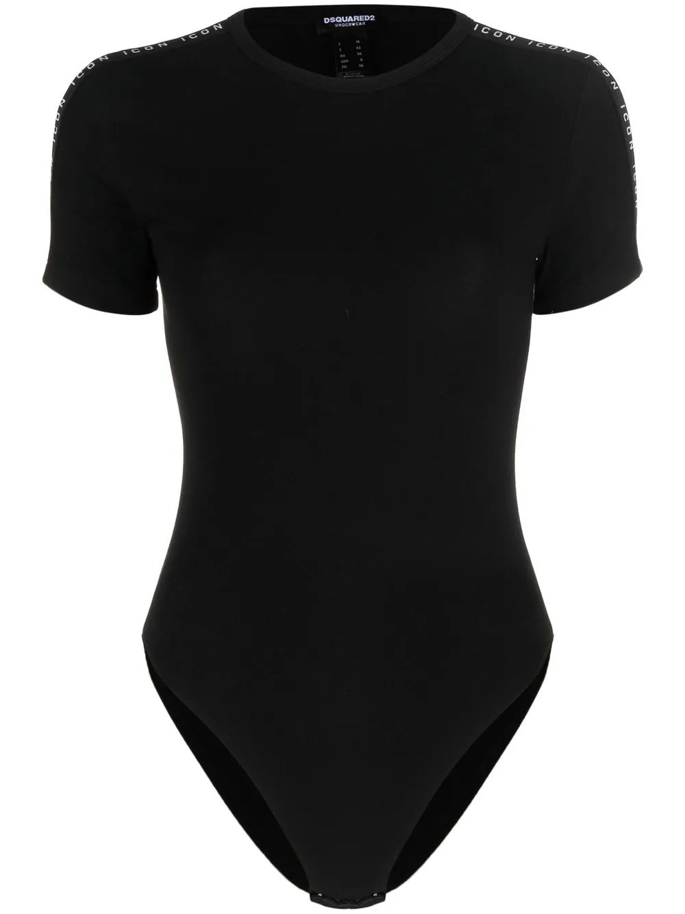 

Dsquared2 body con logo bordado - Negro