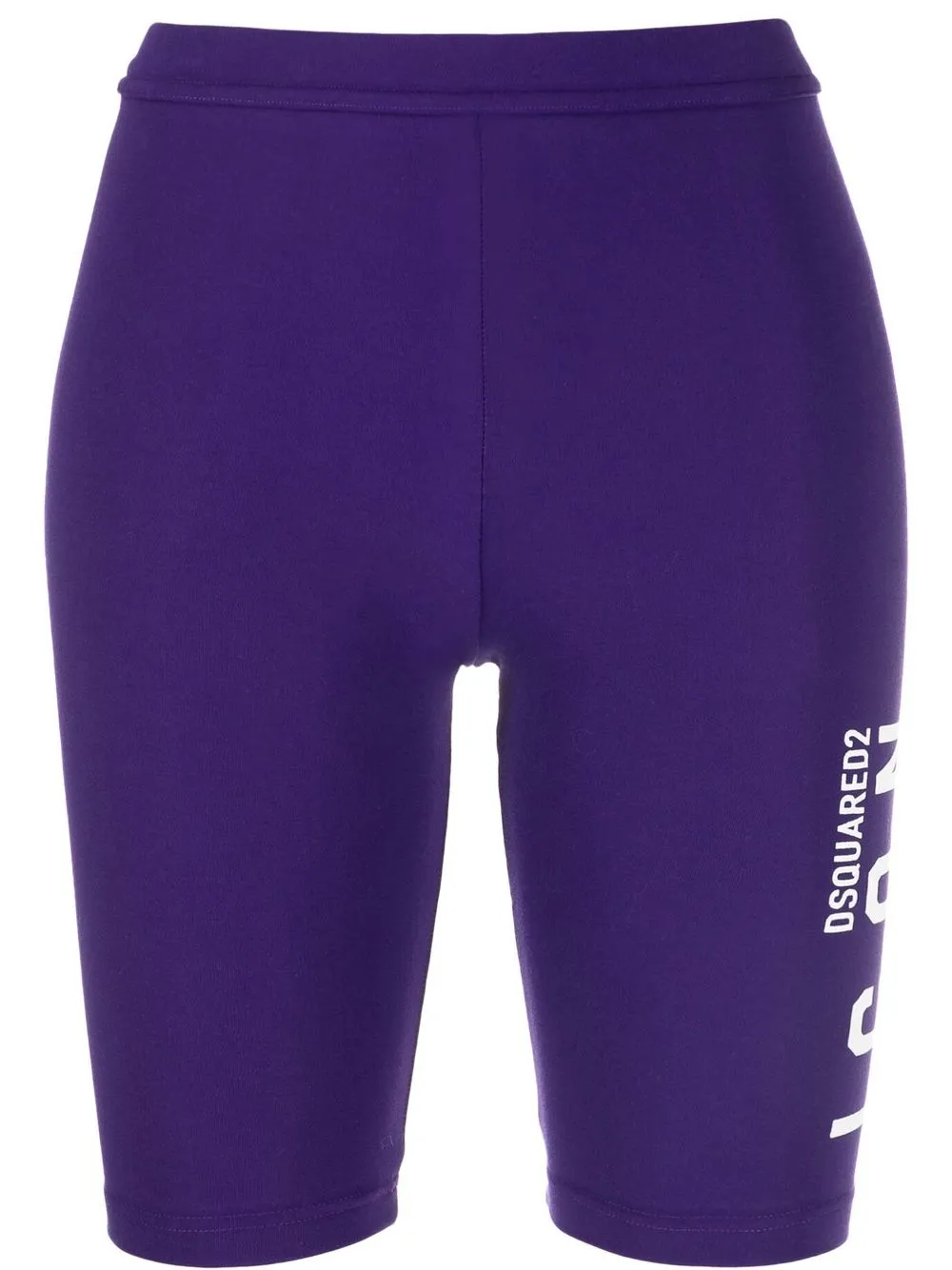 

Dsquared2 shorts deportivos con logo estampado - Morado