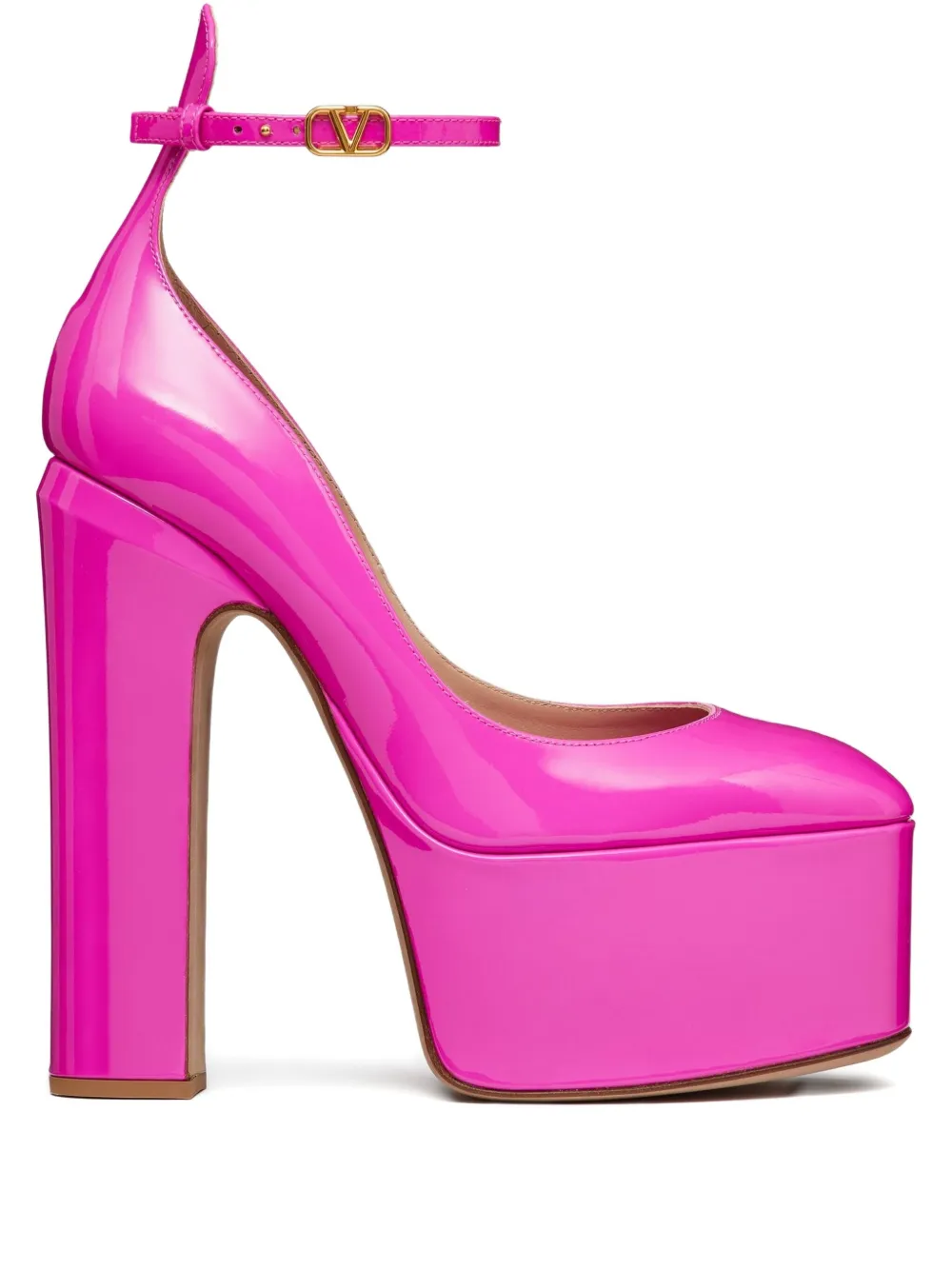Valentino Garavani 155mm Tan-Go platform pumps | Pink | Image 1