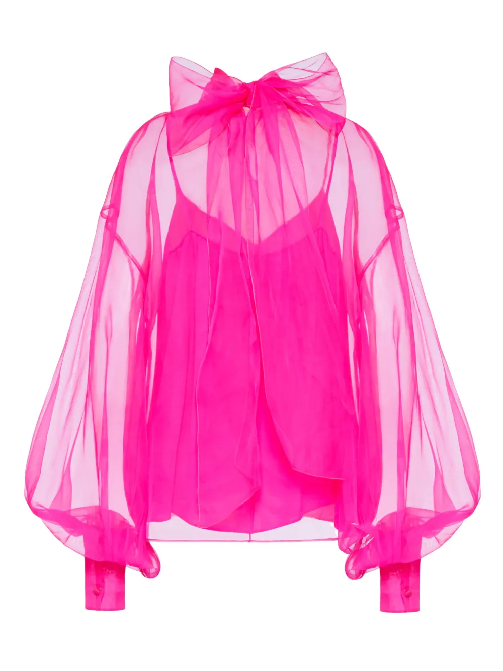 Valentino Garavani Organza top - Roze