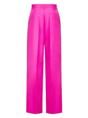 【ヴァレンティノ】 Trousers - Tailored Trousers パンツ Valentino Garavani wide-leg Trousers | Black | FARFETCH