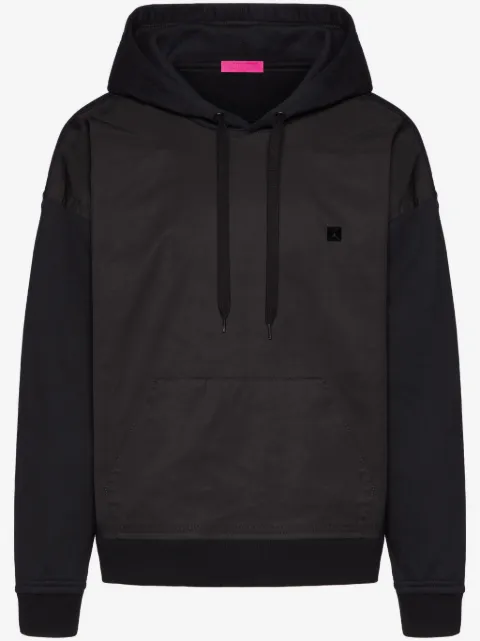 Valentino Garavani stud detail panelled hoodie
