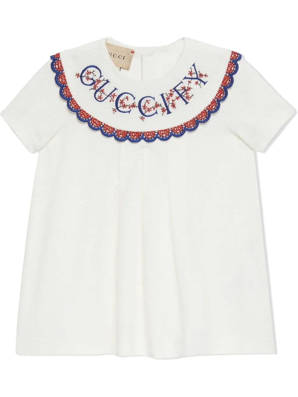 Embroidered Dress in Multicoloured - Gucci Kids