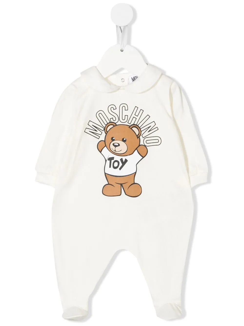 

Moschino Kids Teddy Bear motif bodysuit - White