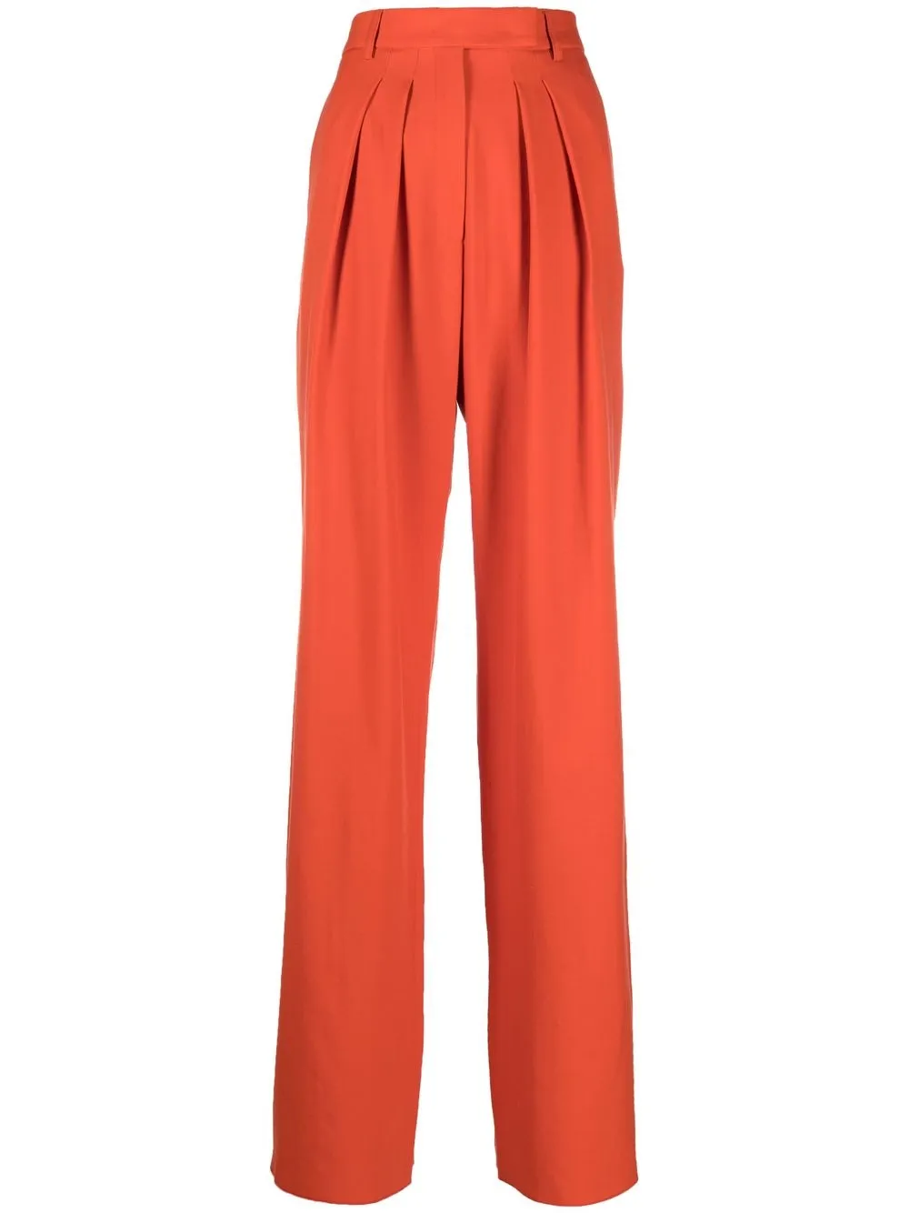 

Rochas pleated-detail tailored trousers - Orange