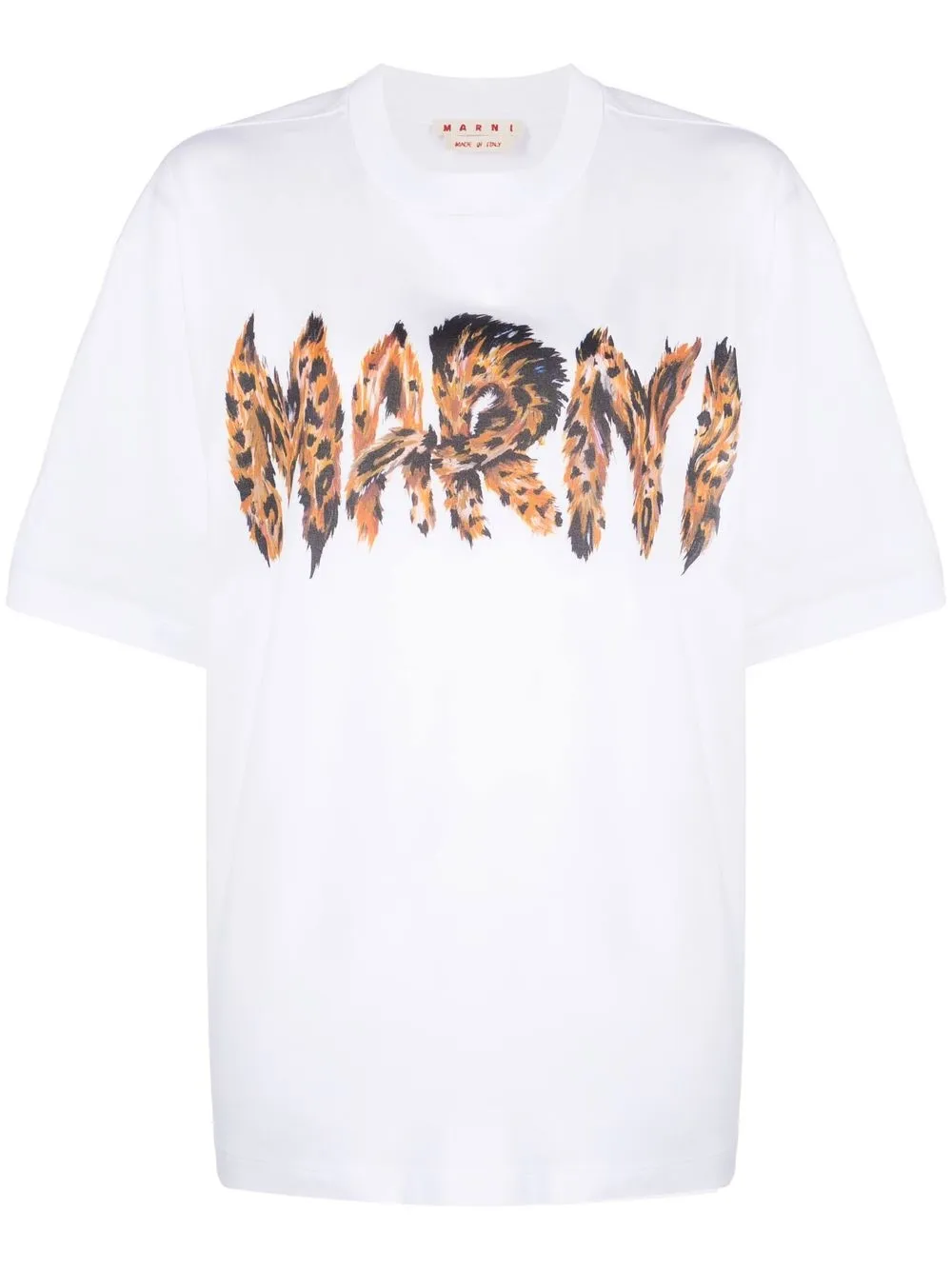 

Marni playera con logo estampado - Blanco