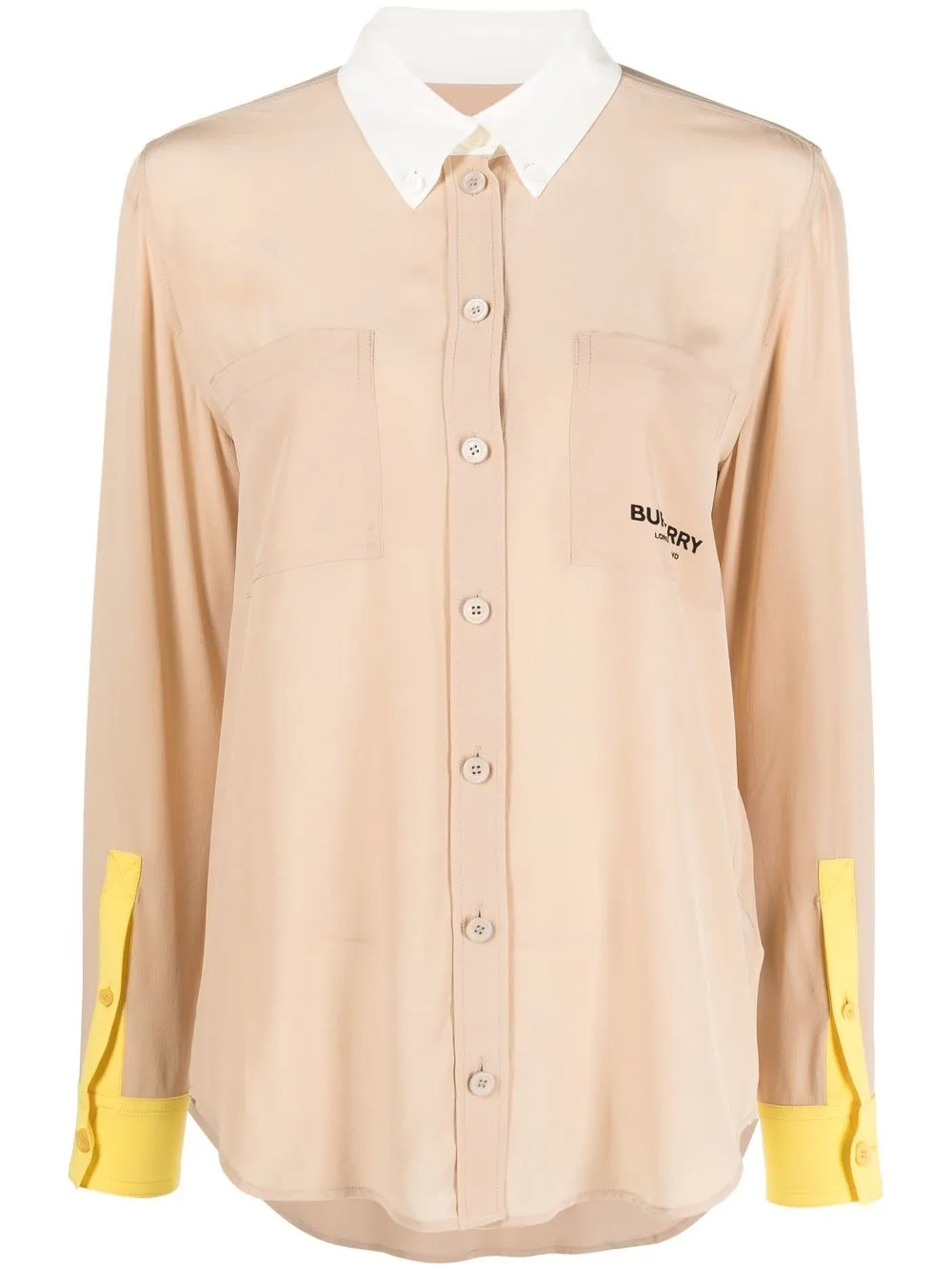 Burberry longsleeve buttonfastening Shirt Farfetch