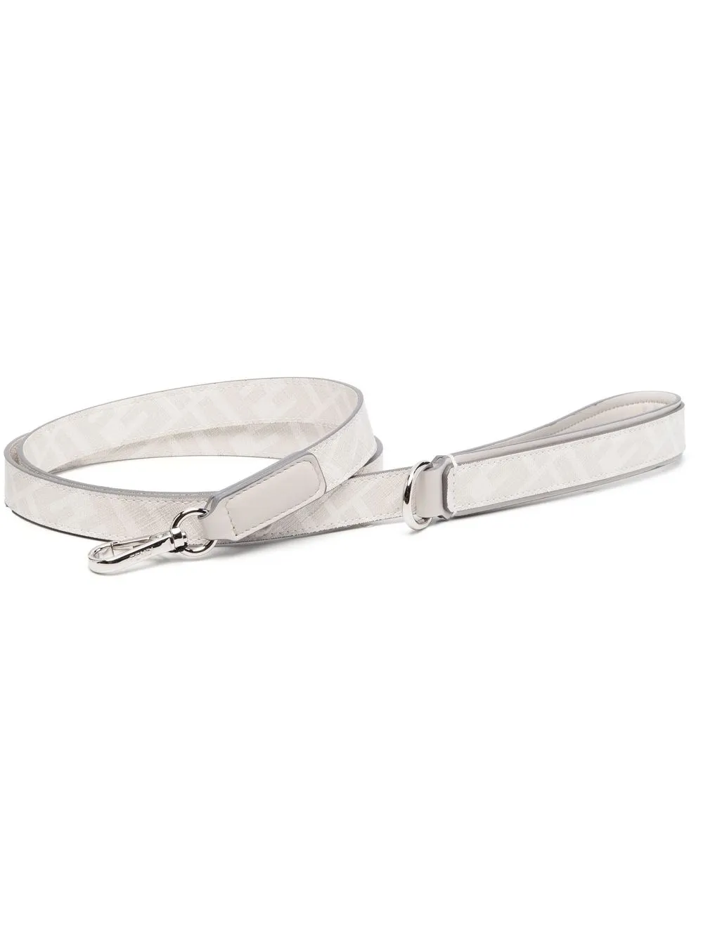 

Fendi geometric-print dog-lead - White