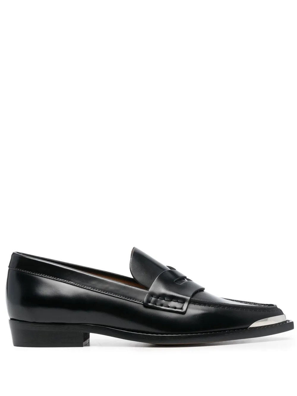 

Isabel Marant pointed-toe leather loafers - Black