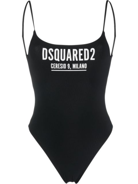 DSQUARED2 logo-print swimsuit