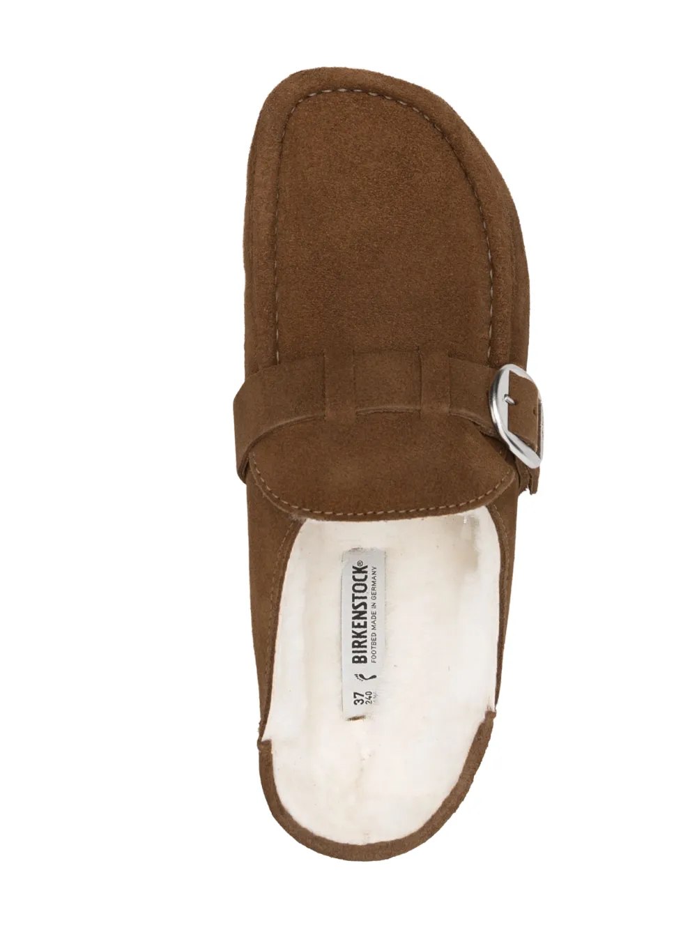 Birkenstock Buckley gevoerde klompen Bruin