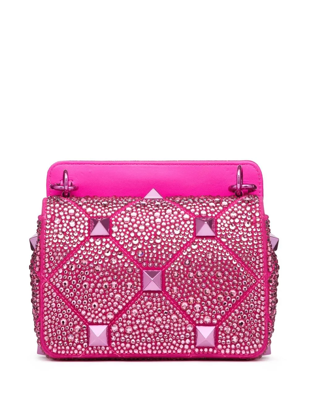 Valentino Garavani Small Roman Stud Crystal embellished Shoulder Bag 