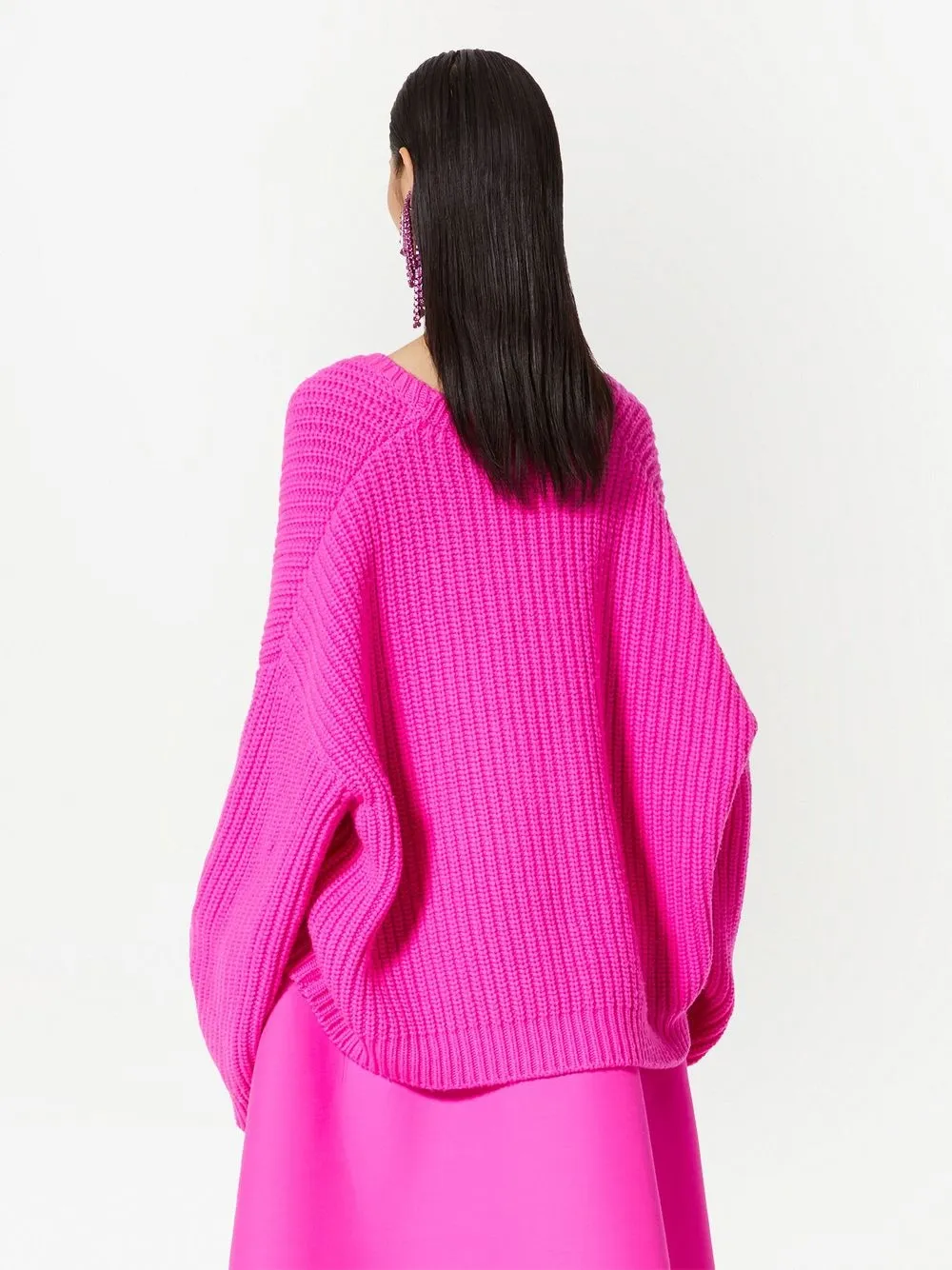 【関税＆送料込み】Valentino Garavani Pink Wool Skirt Wool mini skirt Valentino Garavani Pink size 38 IT in Wool